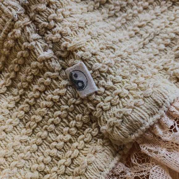 Gold Lace Beach Cover Up K&P Phillips Design S - Picture 5 of 5